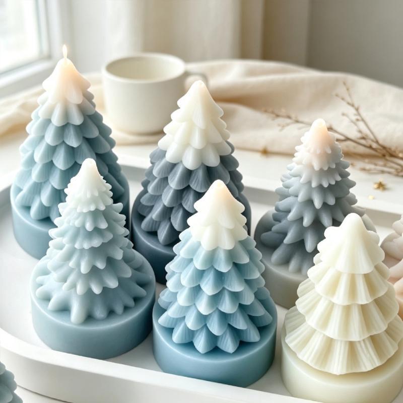 قالب سيليكون لشجرة عيد الميلاد - مراجعة Candle Supplies To Make Candles وسعره