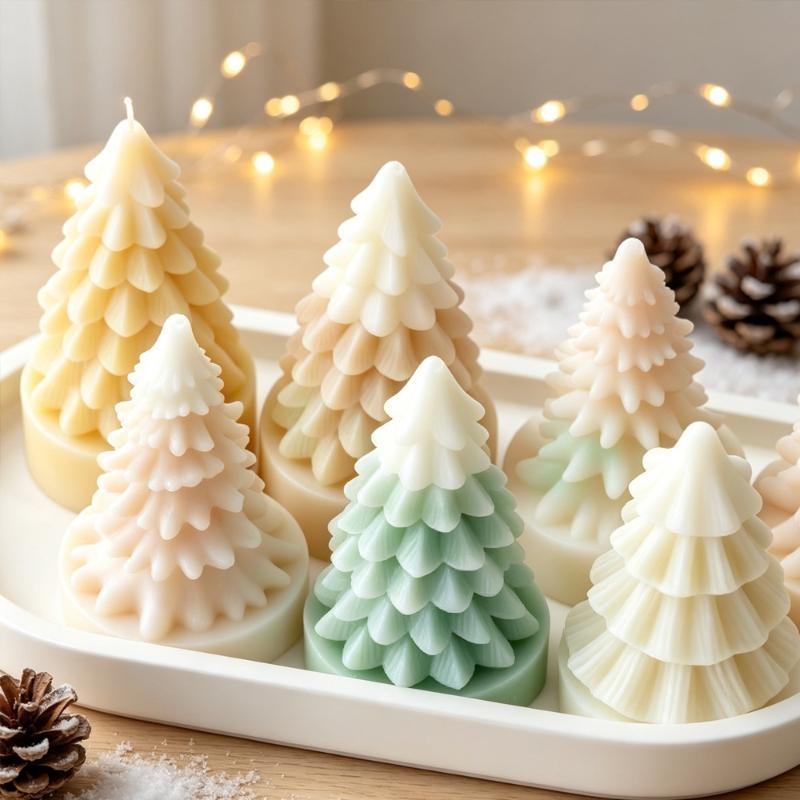قالب سيليكون لشجرة عيد الميلاد - مراجعة Candle Supplies To Make Candles وسعره