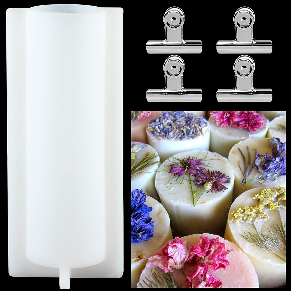 قالب صابون أسطواني كبير مع مشا - مراجعة Candle Supplies To Make Candles وسعره