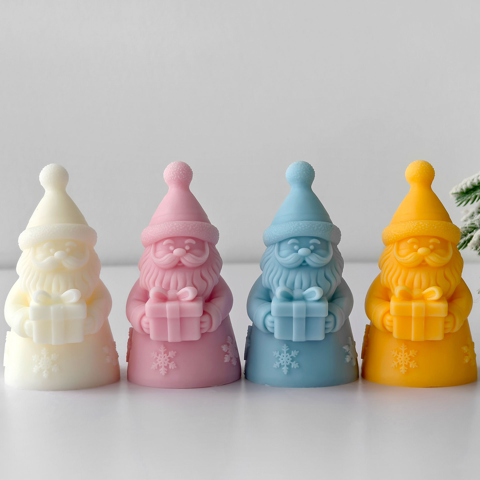 سانتا كلوز هدية صندوق قالب من  - مراجعة Candle Supplies Storage وسعره