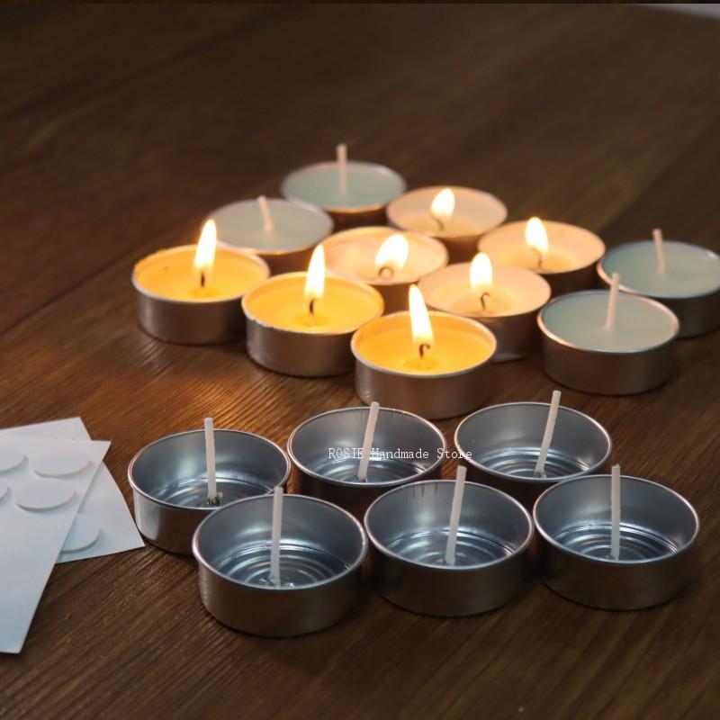 علبة شمع شاي دائرية من الألومن - مراجعة Candle Supplies Storage وسعره