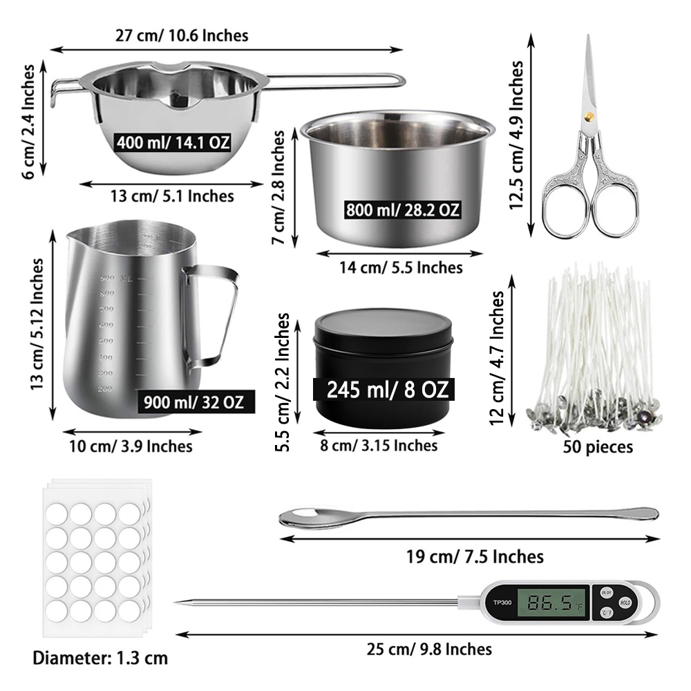مجموعة صناعة الشموع Glintmos D - مراجعة Candle Supplies To Make Candles وسعره