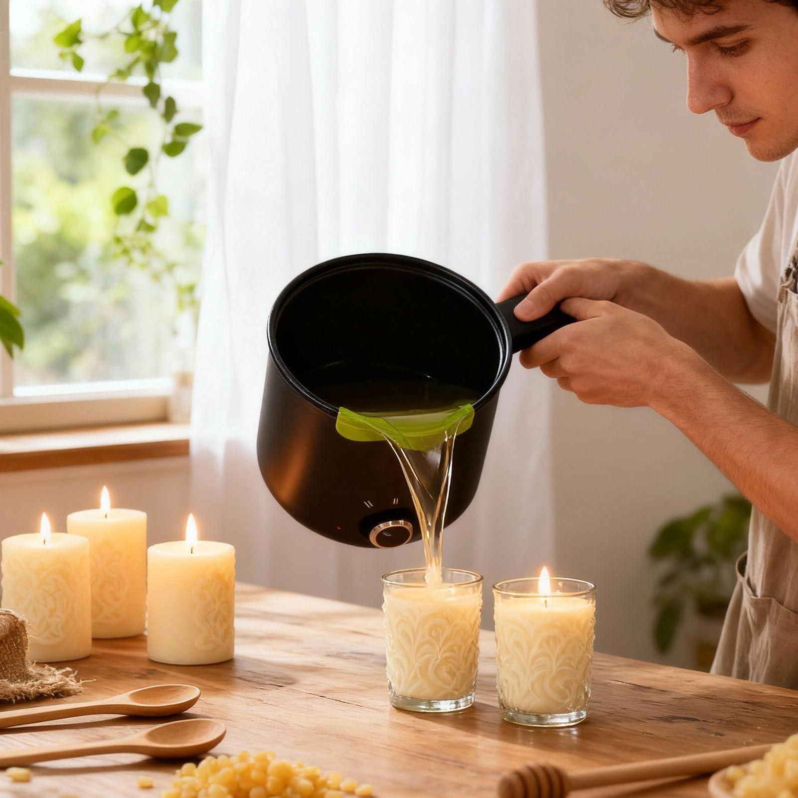 وعاء كهربائي لصهر شمع الشموع س - مراجعة Candle Supplies Storage وسعره