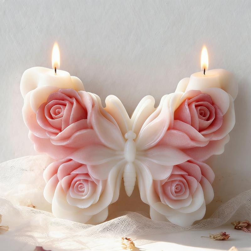 قالب سيليكون على شكل فراشة وور - مراجعة Candle Supplies To Make Candles وسعره