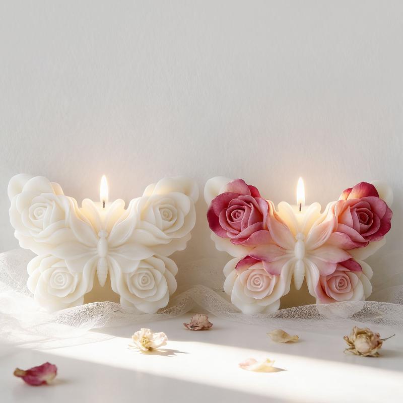 قالب سيليكون على شكل فراشة وور - مراجعة Candle Supplies To Make Candles وسعره